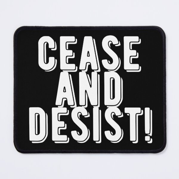 Item preview, Cease and Desist! - Lawyer designed and sold by GreenEnvytt.