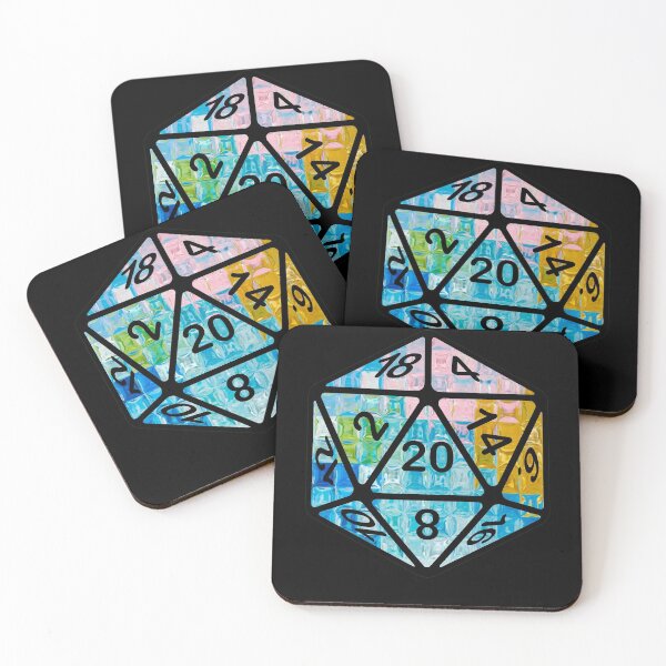 Item preview, Painted Pop Art AD&D Critical Hit d20 Polyhedral Dice Design designed and sold by Candlewood Museum & Gift Shoppe.