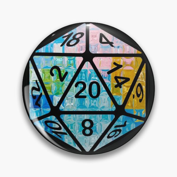 Item preview, Painted Pop Art AD&D Critical Hit d20 Polyhedral Dice Design designed and sold by Candlewood Museum & Gift Shoppe.