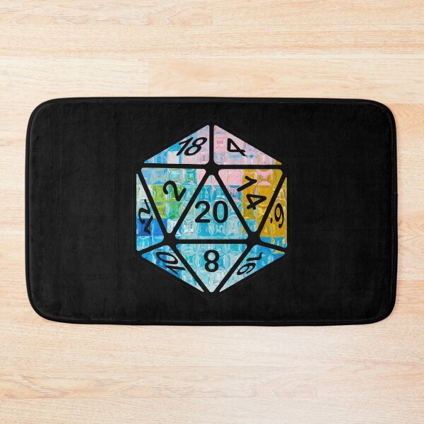 Item preview, Painted Pop Art AD&D Critical Hit d20 Polyhedral Dice Design designed and sold by Candlewood Museum & Gift Shoppe.