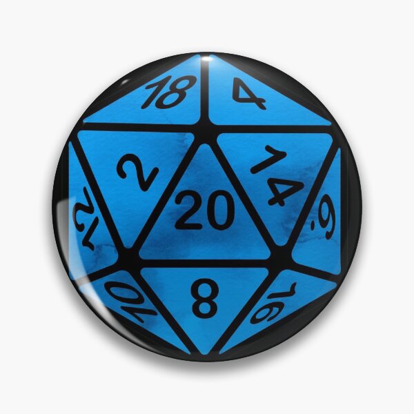 Item preview, Painted Pop Art AD&D Critical Hit d20 Polyhedral Dice Design designed and sold by Candlewood Museum & Gift Shoppe.