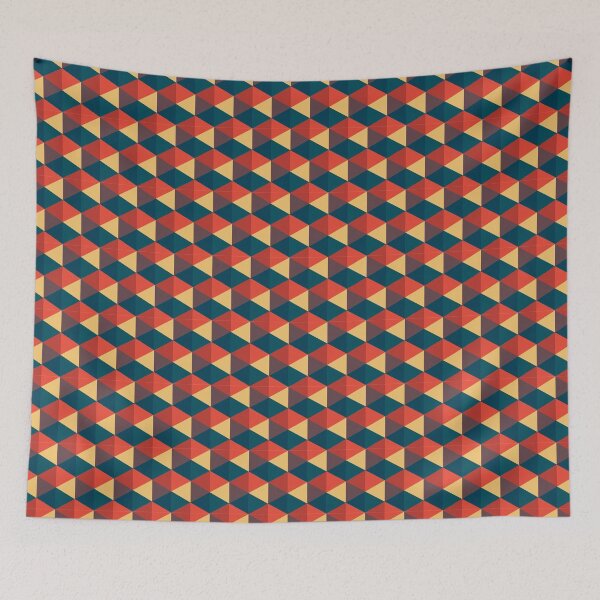 Item preview, Muebles de patrón de colores - Patrón hexagonal designed and sold by P05S.