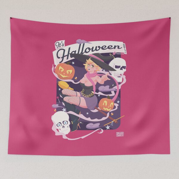 Item preview, Flat Art Kouhai-Chan Witch Halloween 2021 designed and sold by PabloooDuarte.