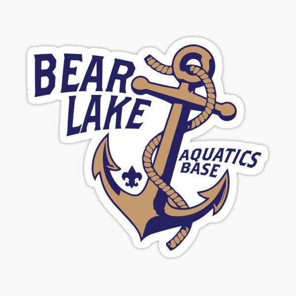"Bear Lake Aquatics Base - Anchor Logo" Sticker by tjdayley | Redbubble