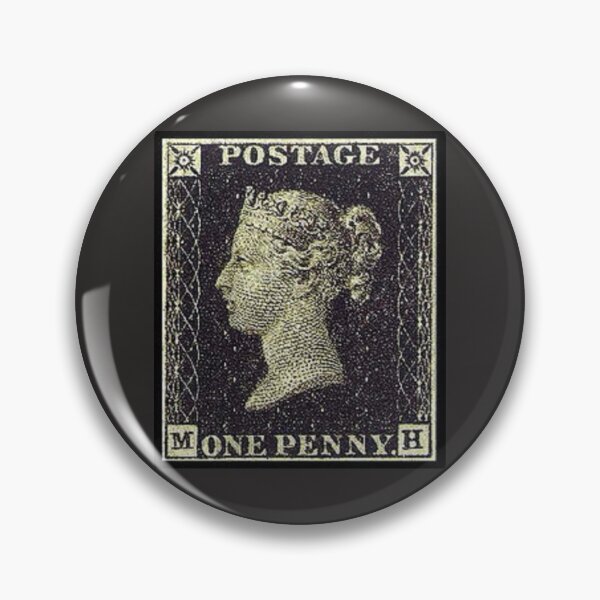 Item preview, Vintage Black One Penny Queen Victoria UK Postage Stamp. designed and sold by lduke47.