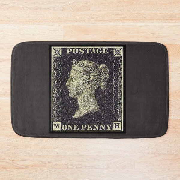 Item preview, Vintage Black One Penny Queen Victoria UK Postage Stamp. designed and sold by lduke47.