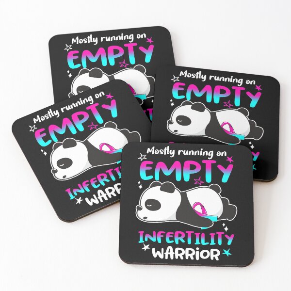 Item preview, Infertility Awareness Mostly Running On Empty Infertility Warrior designed and sold by GennieShop.