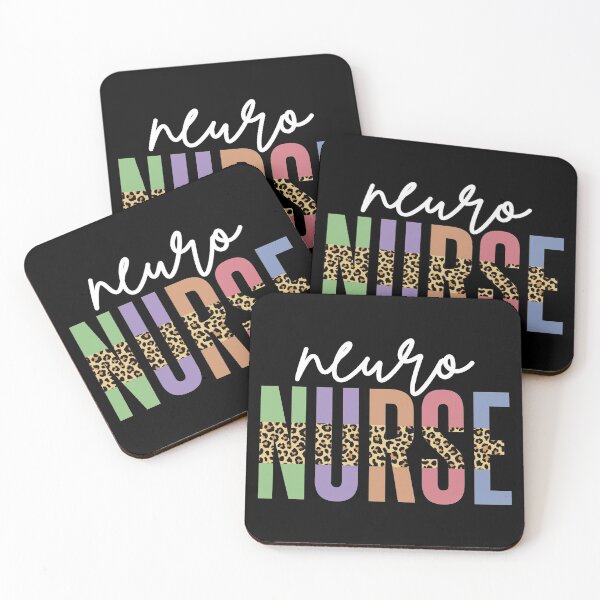 Item preview, Neuro Nurse Cheetah typography | Neuroscience Nurse Leopard print | RN Registered Nurse Appreciation gifts designed and sold by Violet Treasures.