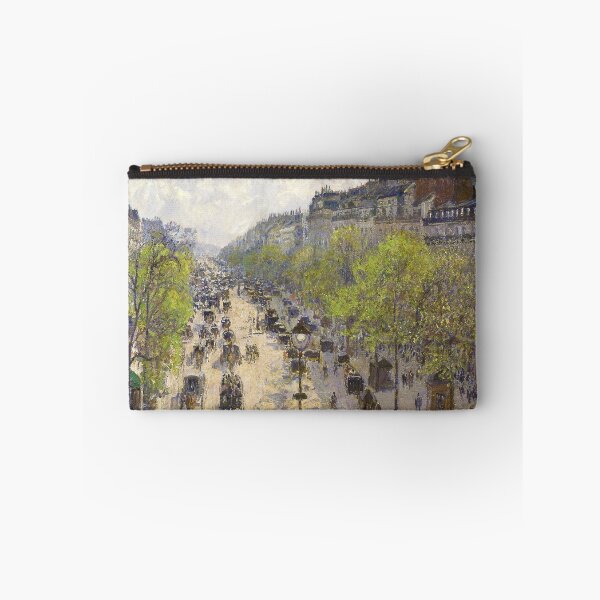 Item preview, Boulevard Montmartre, Spring by Camille Pissarro (1879) designed and sold by allhistory.