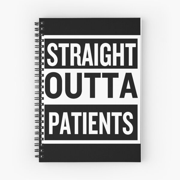 Item preview, STRAIGHT OUTTA PATIENTS~FUNNY MEDICAL LABORATORY SCIENTIST LAB TECH designed and sold by Hippiesole.