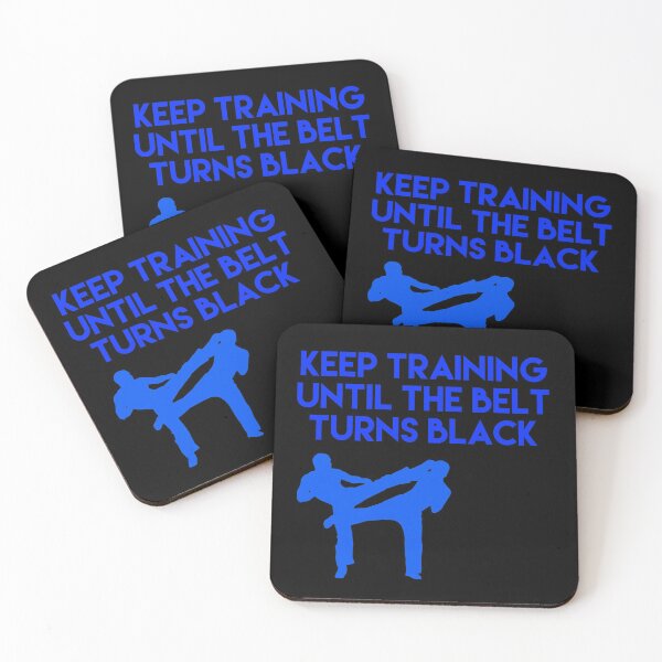Item preview, Keep Training Until The Belt Turns Black Karate designed and sold by blueprint198686.