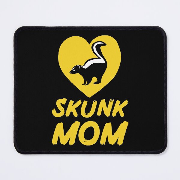 Item preview, Skunk Mom Heart for Skunk Lovers, Yellow designed and sold by Mochi-Merch.
