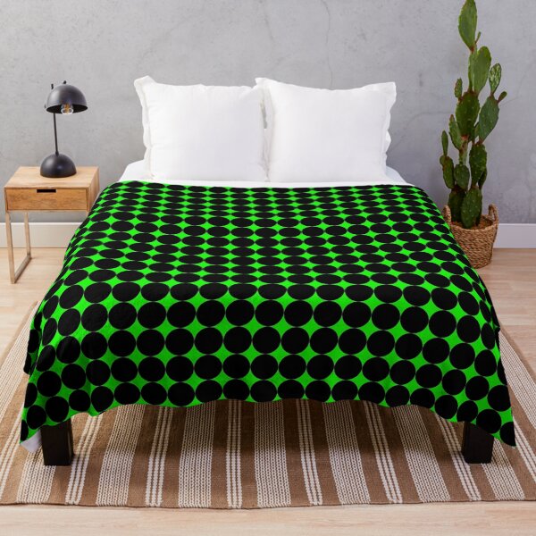 Item preview, Green & Black Polka dot pattern designed and sold by UntrueHunter.