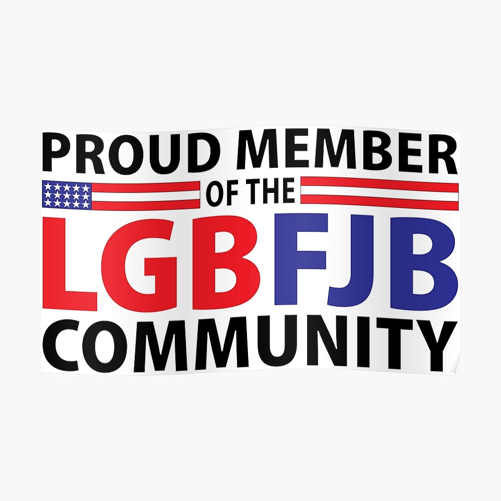  Proud Member of The LGBFJB Community FJB Hoodie Sweatshirt  Unisex Small Black : Clothing, Shoes & Jewelry