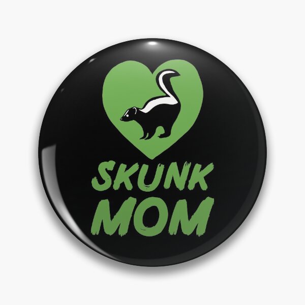 Item preview, Skunk Mom Heart for Skunk Lovers, Green designed and sold by Mochi-Merch.