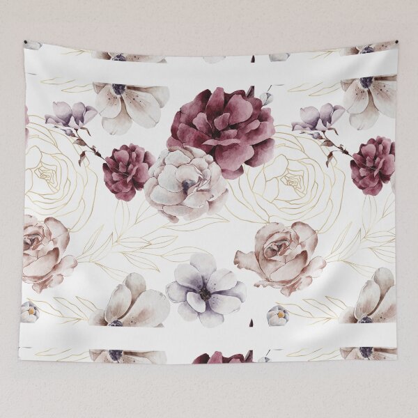Item preview, Natural Spring Floral Patterns Watercolor Design - Trendy Floral Design for Flowers, Roses and Spring Lovers designed and sold by Prince - Bestseller ★★★★★.