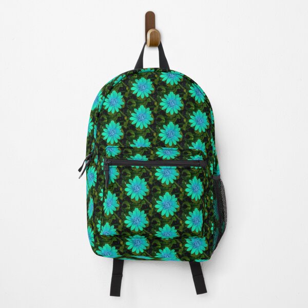 Item preview, Blue flower green background designed and sold by cizito.