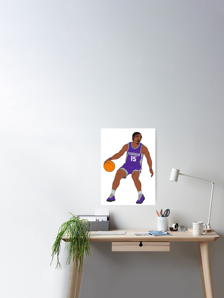 Davion Mitchell Basketball Paper Poster Kings - Davion Mitchell