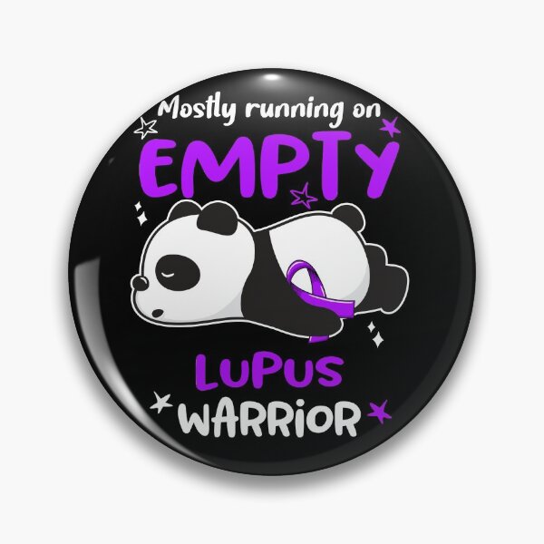 Item preview, Lupus Awareness Mostly Running On Empty Lupus Warrior designed and sold by GennieShop.