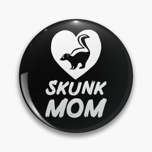 Item preview, Skunk Mom Heart for Skunk Lovers, White designed and sold by Mochi-Merch.
