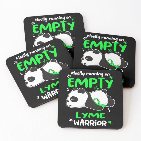Item preview, Lyme Awareness Mostly Running On Empty Lyme Warrior designed and sold by GennieShop.