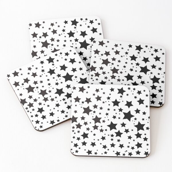 Item preview, Pattern black stars designed and sold by SandraC-Duarte.