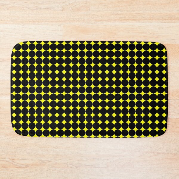 Item preview, Black & Yellow Polka dot pattern designed and sold by UntrueHunter.