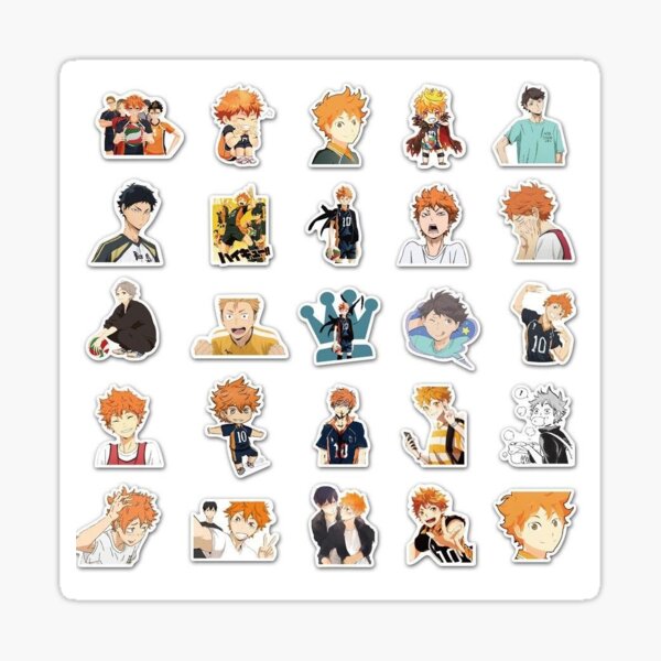 haikyuu haikyuufanart anime stickers redbubble