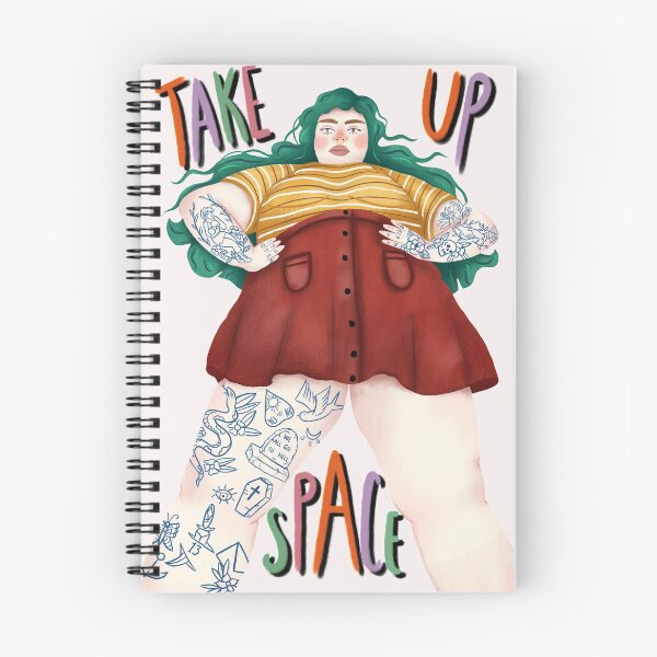 Item preview, Feminist Girl with Tattoos - Take Up Space designed and sold by Monica  Segura.