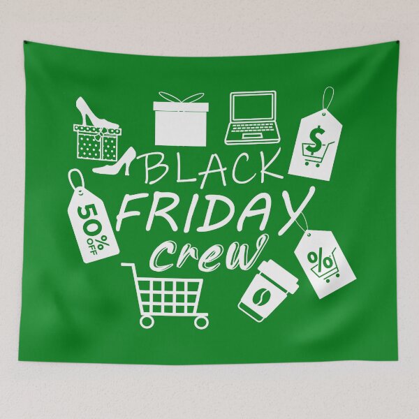 Item preview,  Black Friday Crew, Funny Black Friday, shopping quote, Black Friday Shopping designed and sold by DesignHouse07.