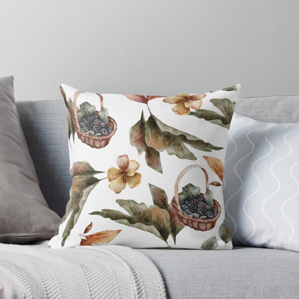 Aperçu de l'œuvre Motifs floraux de printemps naturels Design à l'aquarelle - Design floral à la mode pour les amoureux des fleurs, des roses et du printemps créée et vendue par Prince - Bestseller ★★★★★.