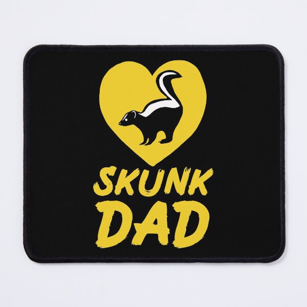 Item preview, Skunk Dad Heart for Skunk Lovers, Yellow designed and sold by Mochi-Merch.