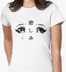 Anime Eyes Women's Fitted T-Shirt