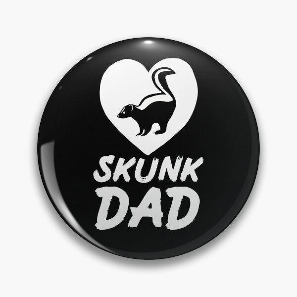 Item preview, Skunk Dad Heart for Skunk Lovers, White designed and sold by Mochi-Merch.