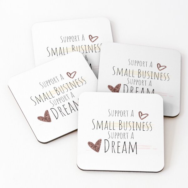 Item preview, Support A Small Business Support a Dream Small Biz designed and sold by TheInkyOwl.