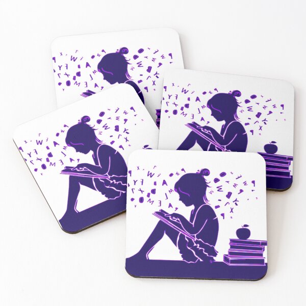 Item preview, DEDICATED GIRL READING STUDYING LEARNING FROM BOOKS designed and sold by MrCreativeArts.