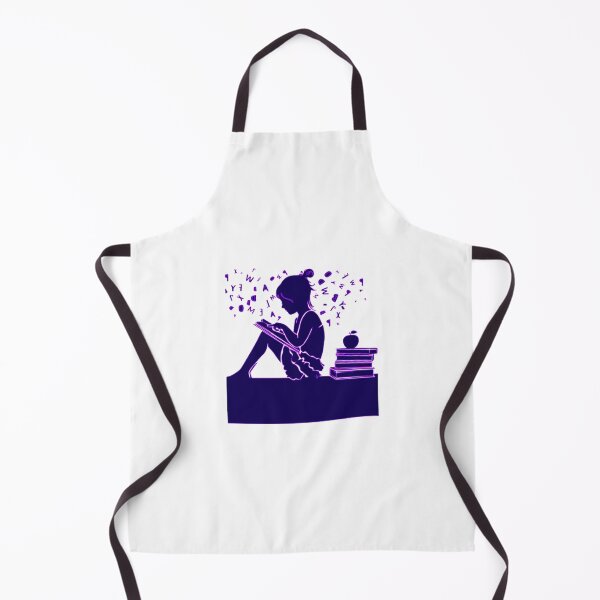 Item preview, DEDICATED GIRL READING STUDYING LEARNING FROM BOOKS designed and sold by MrCreativeArts.