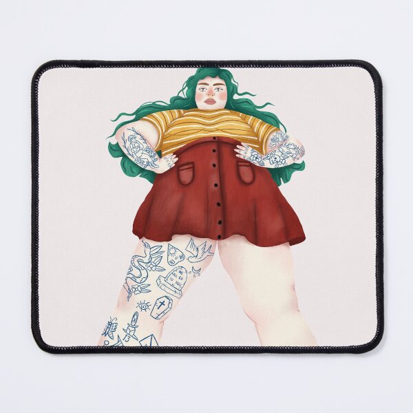 Item preview, Feminist Girl with Tattoos - Take Up Space designed and sold by Monica  Segura.