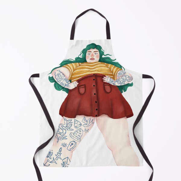 Item preview, Feminist Girl with Tattoos - Take Up Space designed and sold by Monica Segura.