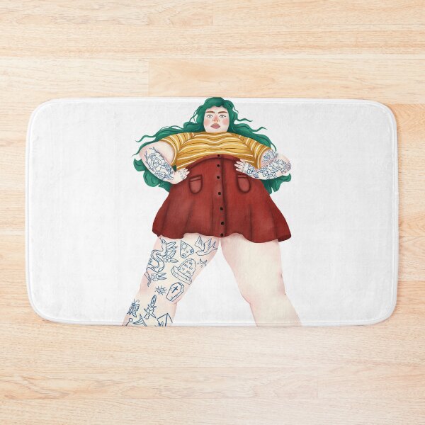 Item preview, Feminist Girl with Tattoos - Take Up Space designed and sold by Monica  Segura.