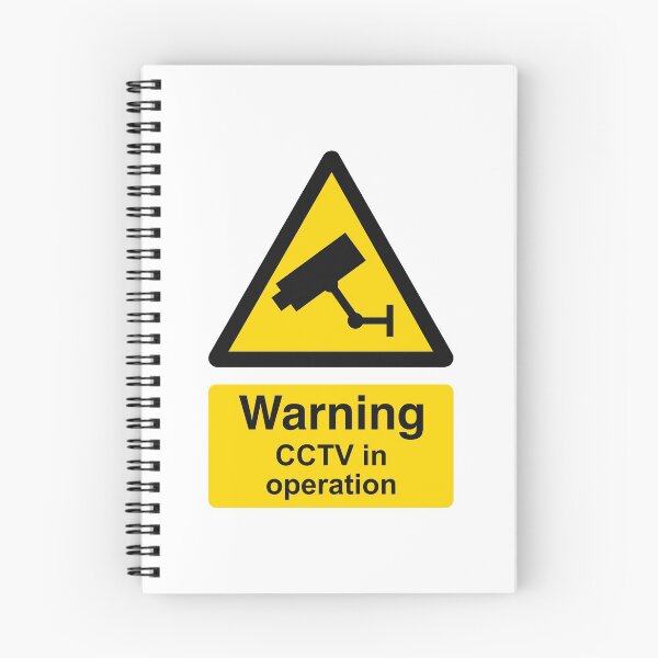 Item preview, CCTV Warning designed and sold by WDNOICE19.