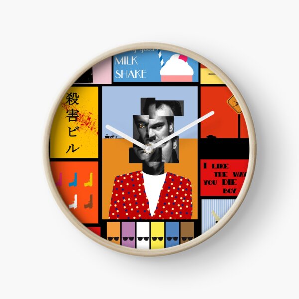 Tarantino, portrait of Tarantino Clock