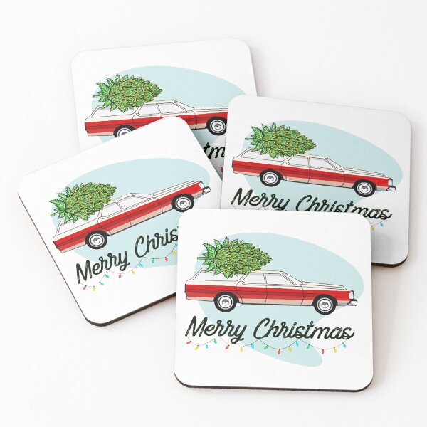 Item preview, Merry Christmas Cannabis Weed Bud Stationwagon designed and sold by CannabisGifts.