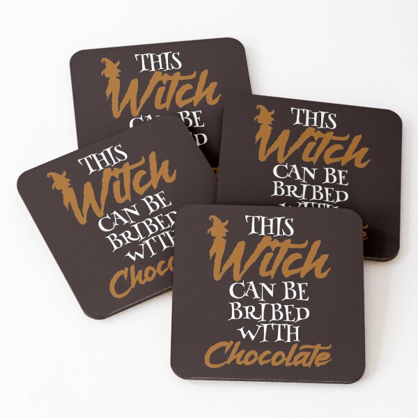 Item preview, This Witch Can Be Bribed With Chocolate. Trick or Treat!  designed and sold by Capiral Bucketlist.