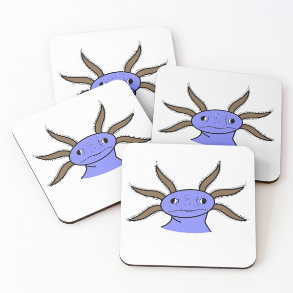 Item preview, Cute Axolotl (Blue Version) designed and sold by HeyJackItsSteve.