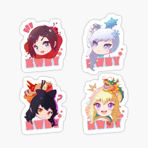 Item preview, RWBY Chibi Sticker Pack designed and sold by Ridd-Li.