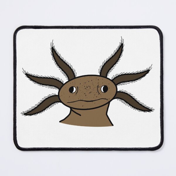 Item preview, Cute Axolotl (Brown Version) designed and sold by HeyJackItsSteve.