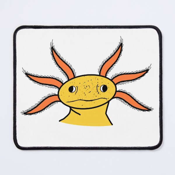 Item preview, Cute Axolotl (Yellow Version) designed and sold by HeyJackItsSteve.