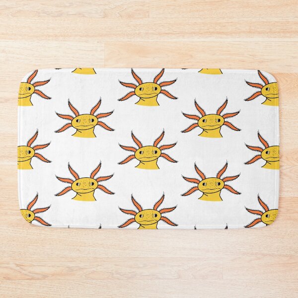 Item preview, Cute Axolotl (Yellow Version) designed and sold by HeyJackItsSteve.