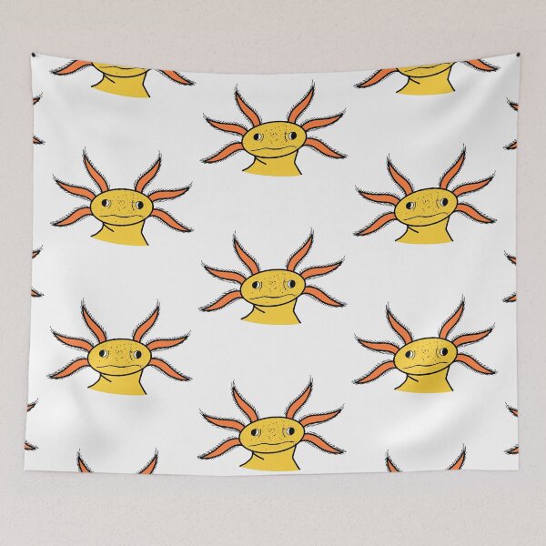 Item preview, Cute Axolotl (Yellow Version) designed and sold by HeyJackItsSteve.